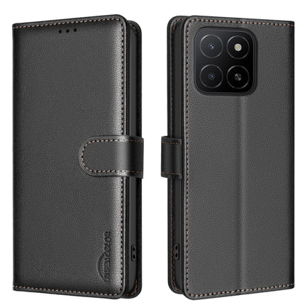 Litchi Texture RFID Anti-theft Leather Phone Case, For Honor 300, For Honor X9c 5G Global, For Honor X5b, For Honor 200 Smart / X7C