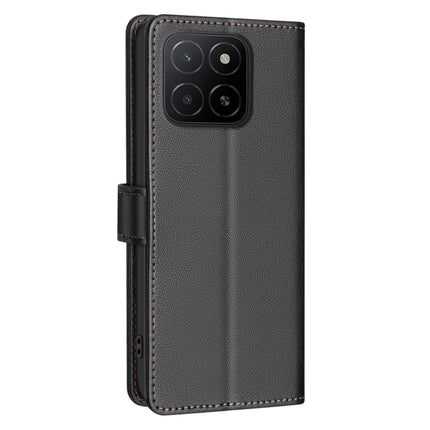 Litchi Texture RFID Anti-theft Leather Phone Case, For Honor X5b, For Honor 200 Smart / X7C, For Honor X6b