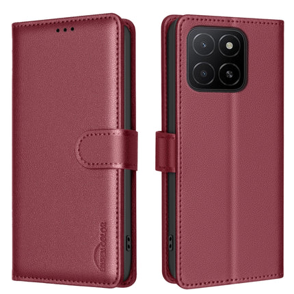 Litchi Texture RFID Anti-theft Leather Phone Case, For Honor 300, For Honor X9c 5G Global, For Honor X5b, For Honor 200 Smart / X7C