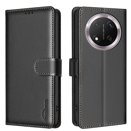 Litchi Texture RFID Anti-theft Leather Phone Case, For Honor 300, For Honor X9c 5G Global, For Honor X5b, For Honor 200 Smart / X7C