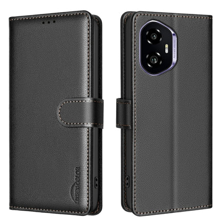 Litchi Texture RFID Anti-theft Leather Phone Case, For Honor 300, For Honor X9c 5G Global, For Honor X5b, For Honor 200 Smart / X7C