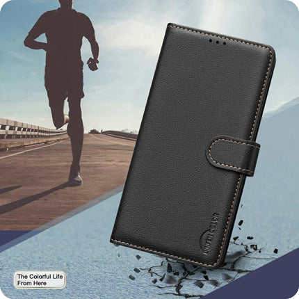 Litchi Texture RFID Anti-theft Leather Phone Case, For Honor 300, For Honor X9c 5G Global, For Honor X5b, For Honor 200 Smart / X7C