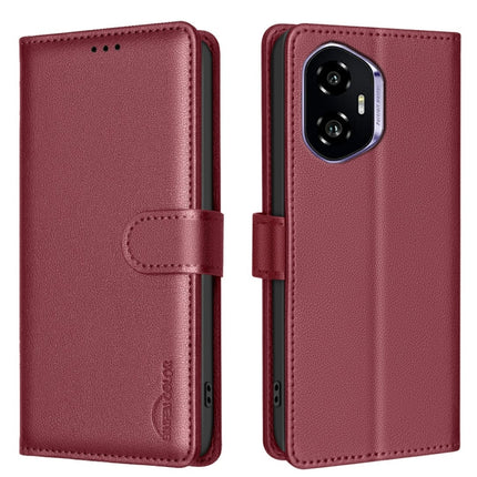 Litchi Texture RFID Anti-theft Leather Phone Case, For Honor 300, For Honor X9c 5G Global, For Honor X5b, For Honor 200 Smart / X7C