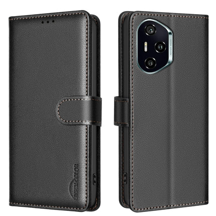 Litchi Texture RFID Anti-theft Leather Phone Case, For Honor 400 Lite Global, For Honor 400 Global 156.5mm, For Honor X8c 4G, For Honor 300 Pro / 300 Ultra