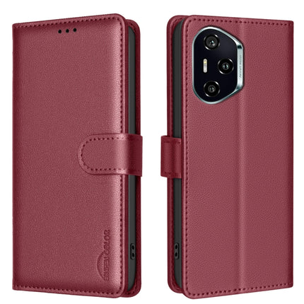 Litchi Texture RFID Anti-theft Leather Phone Case, For Honor 400 Lite Global, For Honor 400 Global 156.5mm, For Honor X8c 4G, For Honor 300 Pro / 300 Ultra