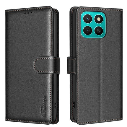 Litchi Texture RFID Anti-theft Leather Phone Case, For Honor 400 Lite Global, For Honor 400 Global 156.5mm, For Honor X8c 4G, For Honor 300 Pro / 300 Ultra