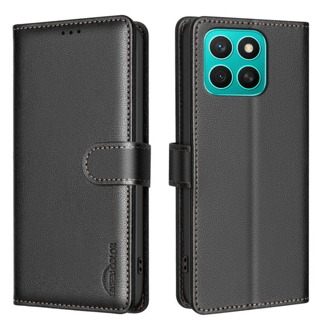 Litchi Texture RFID Anti-theft Leather Phone Case, For Honor X8c 4G, For Honor 300 Pro / 300 Ultra, For Honor 300, For Honor X9c 5G Global
