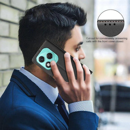 Litchi Texture RFID Anti-theft Leather Phone Case, For Honor 400 Lite Global, For Honor 400 Global 156.5mm, For Honor X8c 4G, For Honor 300 Pro / 300 Ultra