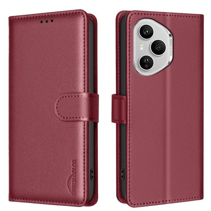 Litchi Texture RFID Anti-theft Leather Phone Case, For Honor X5c 4G / X5c Plus, For Honor X9d 5G / X70 5G, For Honor X7d 5G, For Honor 400 Pro Global 160.8mm