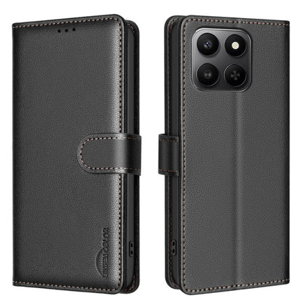 Litchi Texture RFID Anti-theft Leather Phone Case, For Honor X5c 4G / X5c Plus, For Honor X9d 5G / X70 5G, For Honor X7d 5G, For Honor 400 Pro Global 160.8mm