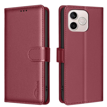 Litchi Texture RFID Anti-theft Leather Phone Case, For Honor 600 Global, For Honor 600 Lite Global, For Honor X6d 5G, For Honor X8d 4G
