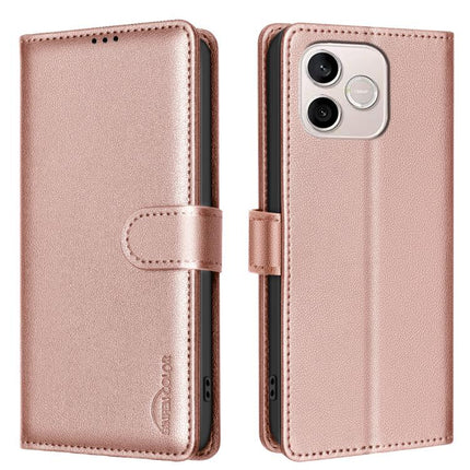 Litchi Texture RFID Anti-theft Leather Phone Case, For Honor 600 Global, For Honor 600 Lite Global, For Honor X6d 5G, For Honor X8d 4G
