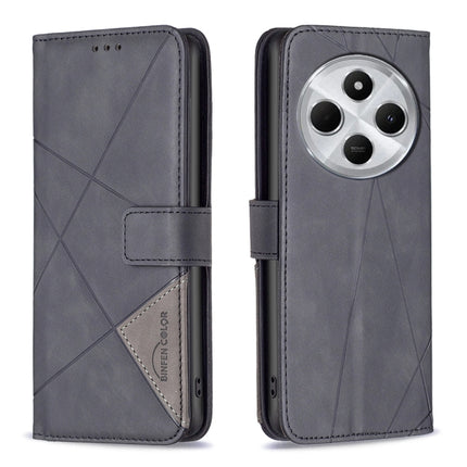Magnetic Buckle Rhombus Texture Leather Phone Case, For Redmi Note 14 Pro 5G / Note 14 Pro+ 5G, For Redmi 14C 4G, For Redmi K70 Ultra