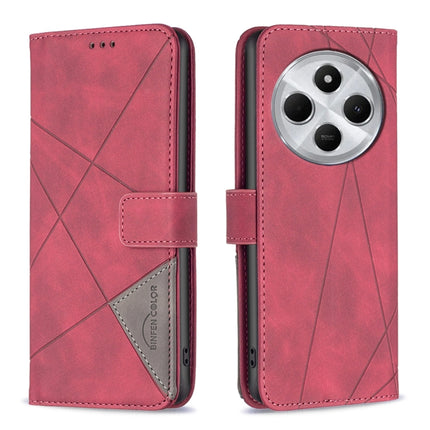 Magnetic Buckle Rhombus Texture Leather Phone Case, For Redmi Note 14 Pro 5G / Note 14 Pro+ 5G, For Redmi 14C 4G, For Redmi K70 Ultra
