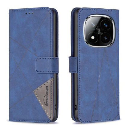 Magnetic Buckle Rhombus Texture Leather Phone Case, For Redmi Turbo 4, For Redmi Note 14 Pro 4G, For Redmi Note 14 4G 163.25mm, For Redmi Note 14 5G