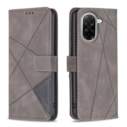 Magnetic Buckle Rhombus Texture Leather Phone Case, For Redmi 15 5G Global / 15 4G SEA 169.5mm, For Redmi Turbo 4 Pro, For Redmi A5 4G 171.7mm, For Redmi K80 / K80 Pro