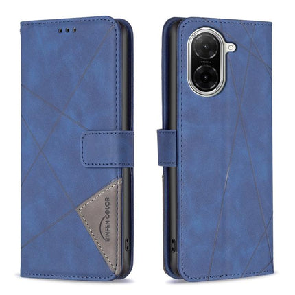 Magnetic Buckle Rhombus Texture Leather Phone Case, For Redmi 15 5G Global / 15 4G SEA 169.5mm, For Redmi Turbo 4 Pro, For Redmi A5 4G 171.7mm, For Redmi K80 / K80 Pro