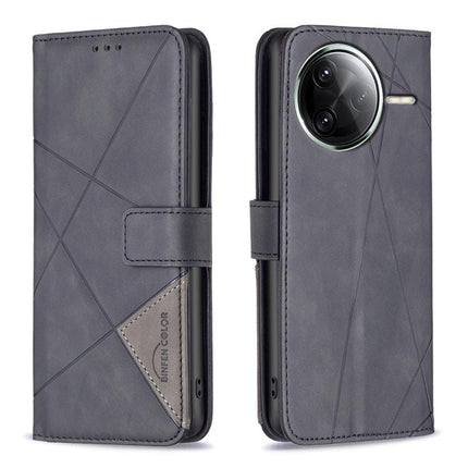 Magnetic Buckle Rhombus Texture Leather Phone Case, For Redmi 15 5G Global / 15 4G SEA 169.5mm, For Redmi Turbo 4 Pro, For Redmi A5 4G 171.7mm, For Redmi K80 / K80 Pro
