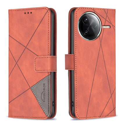 Magnetic Buckle Rhombus Texture Leather Phone Case, For Redmi 15 5G Global / 15 4G SEA 169.5mm, For Redmi Turbo 4 Pro, For Redmi A5 4G 171.7mm, For Redmi K80 / K80 Pro