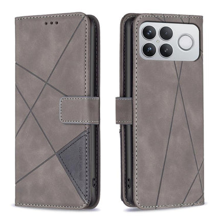Magnetic Buckle Rhombus Texture Leather Phone Case, For Redmi Note 15 5G Global 164mm, For Redmi K90 Pro Max/Poco F8 Ultra, For Redmi Note 15 Pro 4G Global 163.2mm, For Redmi K90/Poco F8 Pro
