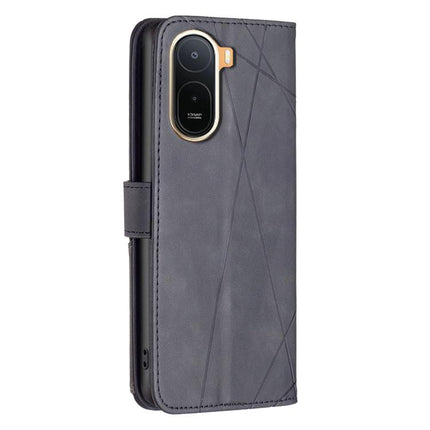 Magnetic Buckle Rhombus Texture Leather Phone Case, For Redmi A7 Pro 171mm / Poco C85x 5G, For Redmi 15a 5G, For Redmi Tubo 5 Max / Poco X8 Pro Max, For Redmi Tubo 5 / Poco X8 Pro 5G