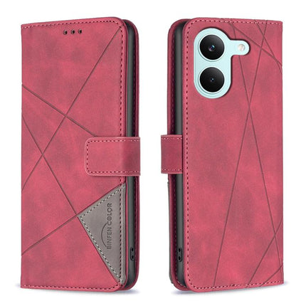 Magnetic Buckle Rhombus Texture Leather Phone Case, For Redmi A7 Pro 171mm / Poco C85x 5G, For Redmi 15a 5G, For Redmi Tubo 5 Max / Poco X8 Pro Max, For Redmi Tubo 5 / Poco X8 Pro 5G