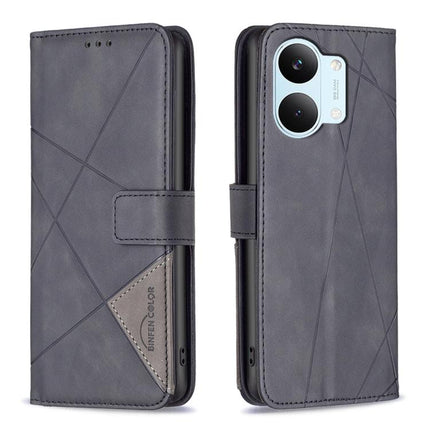 Magnetic Buckle Rhombus Texture Leather Phone Case, For Redmi A7 Pro 171mm / Poco C85x 5G, For Redmi 15a 5G, For Redmi Tubo 5 Max / Poco X8 Pro Max, For Redmi Tubo 5 / Poco X8 Pro 5G