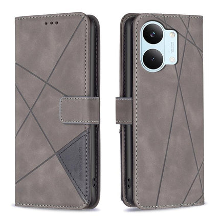 Magnetic Buckle Rhombus Texture Leather Phone Case, For Redmi A7 Pro 171mm / Poco C85x 5G, For Redmi 15a 5G, For Redmi Tubo 5 Max / Poco X8 Pro Max, For Redmi Tubo 5 / Poco X8 Pro 5G