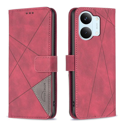 Magnetic Buckle Rhombus Texture Leather Phone Case, For Redmi A7 Pro 171mm / Poco C85x 5G, For Redmi 15a 5G, For Redmi Tubo 5 Max / Poco X8 Pro Max, For Redmi Tubo 5 / Poco X8 Pro 5G