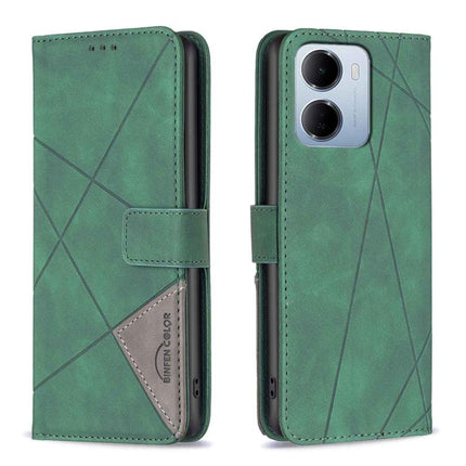 Magnetic Buckle Rhombus Texture Leather Phone Case, For Redmi A7 Pro 171mm / Poco C85x 5G, For Redmi 15a 5G, For Redmi Tubo 5 Max / Poco X8 Pro Max, For Redmi Tubo 5 / Poco X8 Pro 5G