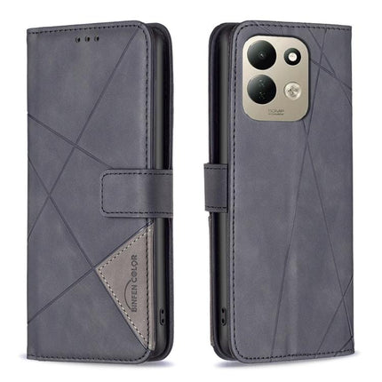 Magnetic Buckle Rhombus Texture Leather Phone Case, For Redmi Note 17 Pro+ 5G Global 163mm, For Redmi 17 4G/5G Global 171mm, For Redmi Note 17 4G Global 171mm, For Redmi K90 Max 5G