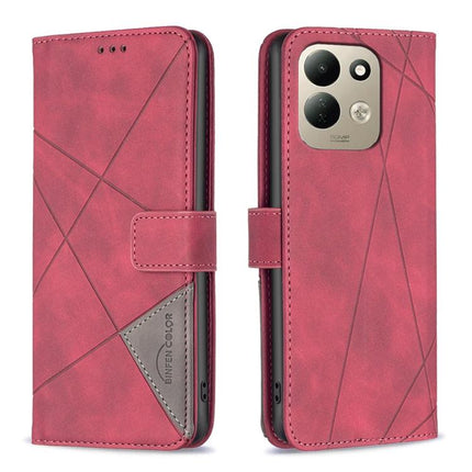 Magnetic Buckle Rhombus Texture Leather Phone Case, For Redmi Note 17 Pro+ 5G Global 163mm, For Redmi 17 4G/5G Global 171mm, For Redmi Note 17 4G Global 171mm, For Redmi K90 Max 5G
