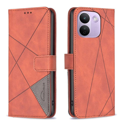 Magnetic Buckle Rhombus Texture Leather Phone Case, For Redmi Note 17 Pro+ 5G Global 163mm, For Redmi 17 4G/5G Global 171mm, For Redmi Note 17 4G Global 171mm, For Redmi K90 Max 5G