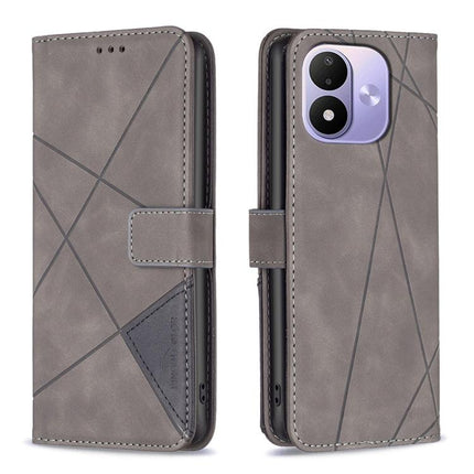 Magnetic Buckle Rhombus Texture Leather Phone Case, For Redmi Note 17 Pro+ 5G Global 163mm, For Redmi 17 4G/5G Global 171mm, For Redmi Note 17 4G Global 171mm, For Redmi K90 Max 5G