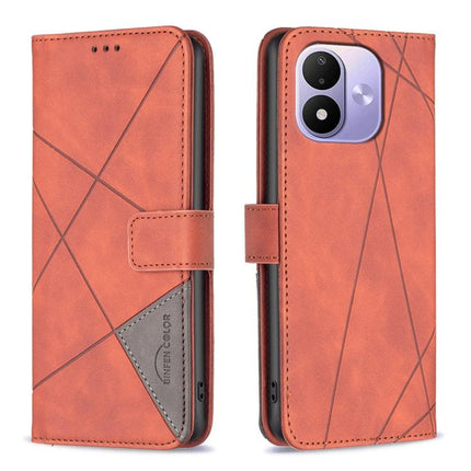 Magnetic Buckle Rhombus Texture Leather Phone Case, For Redmi Note 17 Pro+ 5G Global 163mm, For Redmi 17 4G/5G Global 171mm, For Redmi Note 17 4G Global 171mm, For Redmi K90 Max 5G