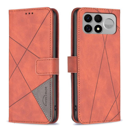 Magnetic Buckle Rhombus Texture Leather Phone Case, For Redmi K100 Pro Max 5G, For Redmi 17 4G / 5G Global 170mm, For Redmi K100 Pro 5G, For Redmi K90 Max 5G
