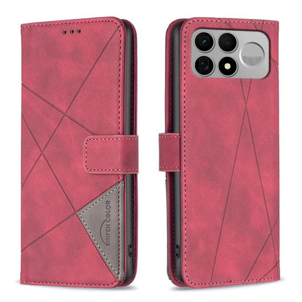 Magnetic Buckle Rhombus Texture Leather Phone Case, For Redmi K100 Pro Max 5G, For Redmi 17 4G / 5G Global 170mm, For Redmi K100 Pro 5G, For Redmi K90 Max 5G