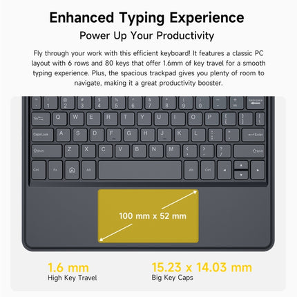 Ulefone Pogo Pin Smart Keyboard & Tablet Leather Case, For Ulefone Tab A11 Pro