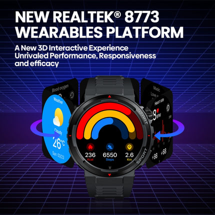 Zeblaze Ares 3 Plus 1.43 inch Fitness & Wellness Smart Watch Supports 24H Health Monitoring
