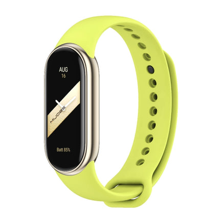 MIJOBS Metal Buckle Solid Color Silicone Watch Band, For Xiaomi Smart Band 9 / 8