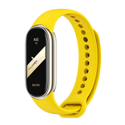 MIJOBS Metal Buckle Solid Color Silicone Watch Band, For Xiaomi Smart Band 9 / 8