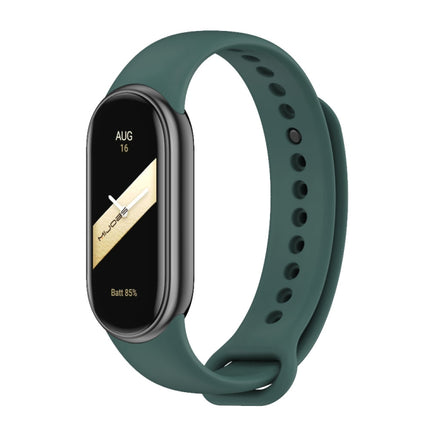 MIJOBS Metal Buckle Solid Color Silicone Watch Band, For Xiaomi Smart Band 9 / 8