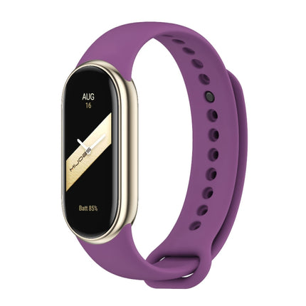 MIJOBS Metal Buckle Solid Color Silicone Watch Band, For Xiaomi Smart Band 9 / 8
