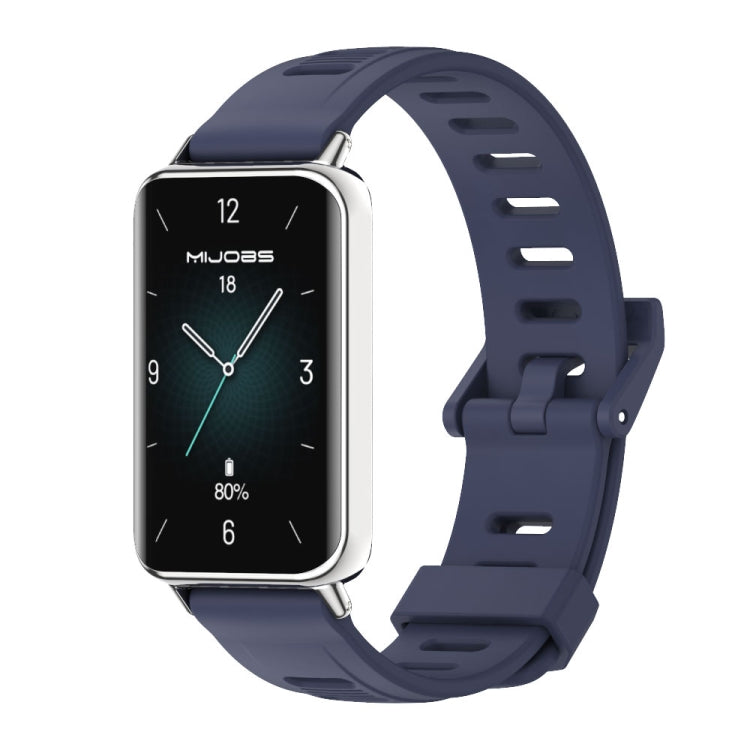 MIJOBS Flat Hole Breathable TPU Watch Band
