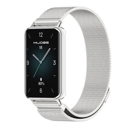 MIJOBS Milan Magnetic Stainless Steel Watch Band, For Honor Band 10 / 9