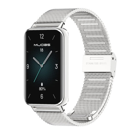 MIJOBS Milan Buckle Stainless Steel Watch Band, For Honor Band 10 / 9