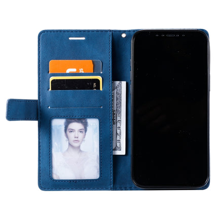 Skin Feel Splicing Horizontal Flip Leather Case with Holder & Card Slots & Wallet & Photo Frame, For iPhone 12 Pro Max, For iPhone 12 / 12 Pro, For iPhone 12 mini, For iPhone XR