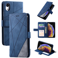 Skin Feel Splicing Horizontal Flip Leather Case with Holder & Card Slots & Wallet & Photo Frame, For iPhone 12 Pro Max, For iPhone 12 / 12 Pro, For iPhone 12 mini, For iPhone XR, For iPhone XS Max