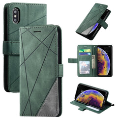 Skin Feel Splicing Horizontal Flip Leather Case with Holder & Card Slots & Wallet & Photo Frame, For iPhone 12 Pro Max, For iPhone 12 / 12 Pro, For iPhone 12 mini, For iPhone XR, For iPhone XS Max