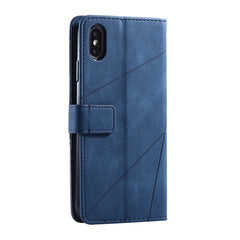 Skin Feel Splicing Horizontal Flip Leather Case with Holder & Card Slots & Wallet & Photo Frame, For iPhone XS Max